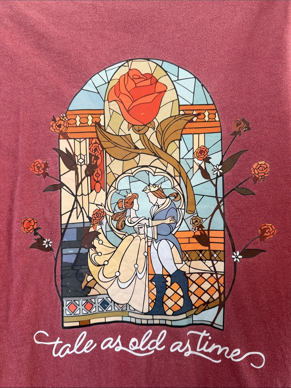 Beauty & the Beast “Tale As Old As Time” Comfort Colors Tee | Disney Inspo | L - Picture 6 of 6